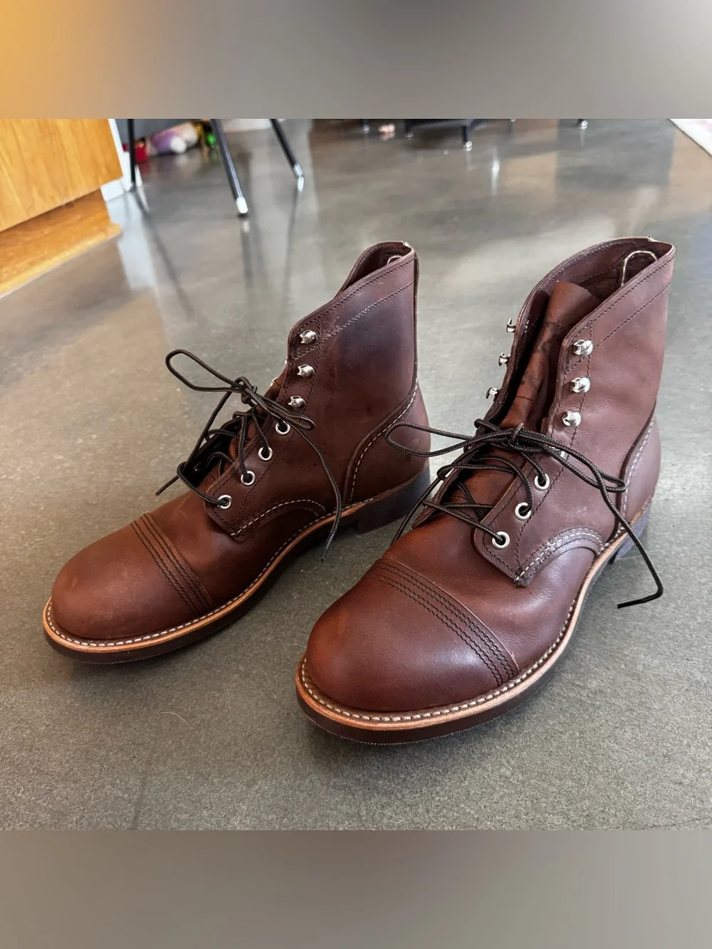 Men’s Red Wing Brown Leather Boots
